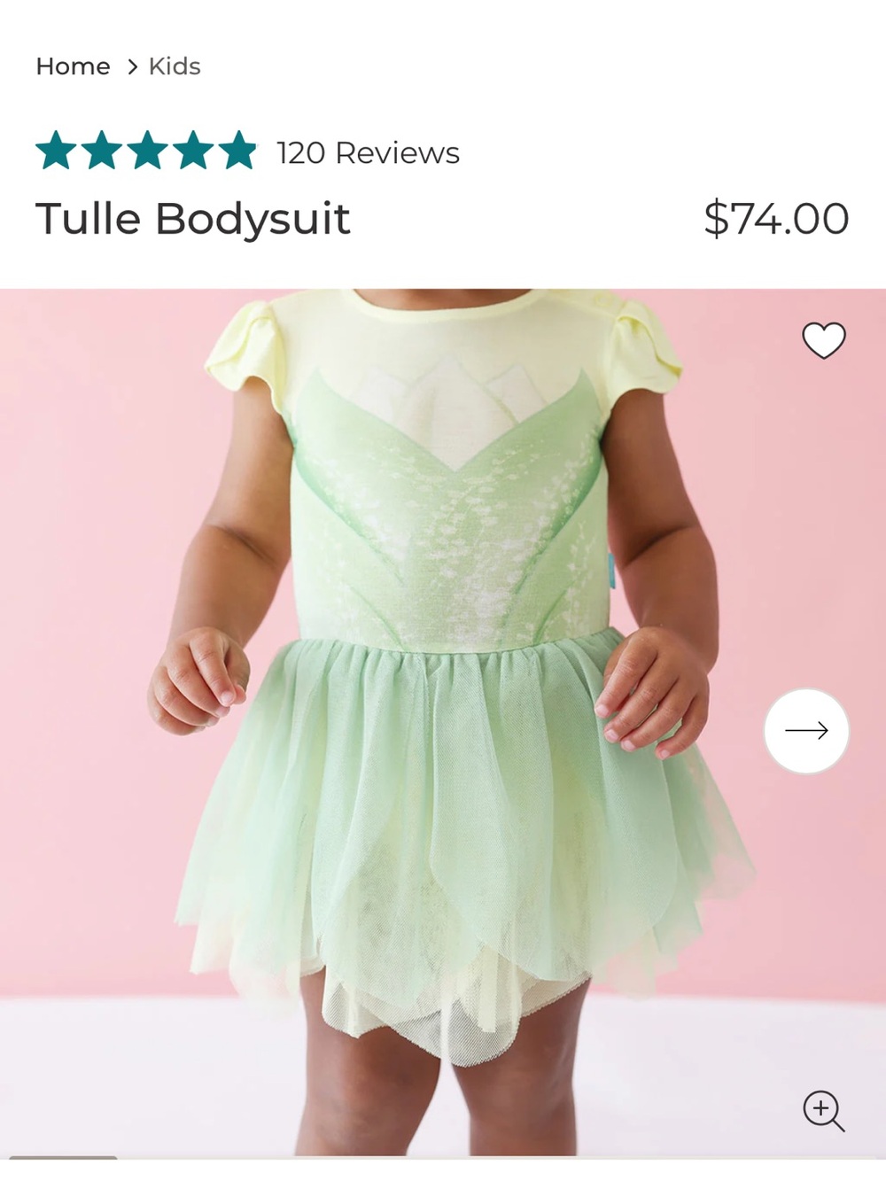Posh Peanut Tiana Tulle Bodysuit 18-24 months